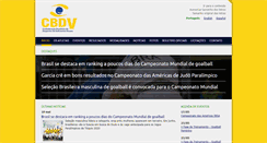 Desktop Screenshot of cbdv.org.br