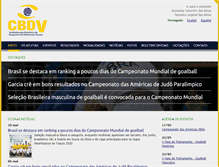 Tablet Screenshot of cbdv.org.br